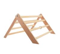 TOYANDONA Soporte de Madera para Juguete Divertido para Pollo Estructura Resistente y para Gallinero Fácil de Instalar Aburrimiento Mascotas y Ecológico