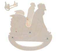 TOYANDONA Soporte de Madera para Pollos en Forma de Gallina Resistencia Rotura Desgaste, Adecuado para Aves de Corral en Espacios de Cría