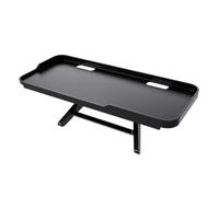 TOYANDONA Soporte de Pared sin Perforación para TV con Estante Superior para Caja de Router y Almacenamiento Diseño Actualizado para Organización Hogar Color Negro