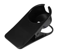 TOYANDONA Soporte de Taza de Escritorio con Clip Esponjoso Soporte para Botella y Taza para Oficina Organizador Lateral Resistente para Evitar Derrames Compatible con Botellas y Bolígrafos