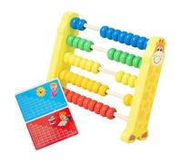 TOYANDONA Soporte Informático Jirafa De Madera con 5 Niveles Herramienta De Cálculo Juguete Educativo para Sala De Clase