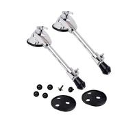 TOYANDONA Soporte Juego de Patas Acero Ajustable de para Inoxidable Bombo y Antideslizante de 2 Piezas Diseño Resistente y Apariencia Elegante para Partes de Instrumentos de Percusión