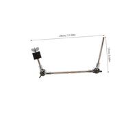 TOYANDONA Soporte Metálico Para Platillos De Batería Abrazadera Resistente Ajuste De Inclinación Accesorio De Extensión Para Cencerros y Platillos Splash Para Montaje Rack De Batería