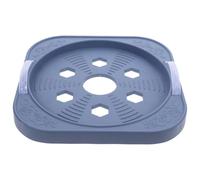 TOYANDONA Soporte Móvil para Plantas con Ruedas, Bandeja para Macetas Azul | Base de Rodillo para Florero, Plástico y Acero Inoxidable, para Suelo o Piso, Evita Inclinación y Vuelco