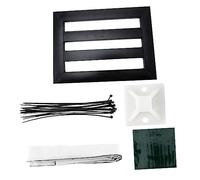 TOYANDONA Soporte para Efectos de Guitarra Mediano con Pedalera y Cierres de Gancho y Lazo, Accesorios para Pedalera de Guitarra Eléctricos, Fácil Montaje, Adecuado para Práctica y Escena