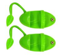 TOYANDONA Soporte para Loros 2 Piezas Verde Porta Comida para Pájaros Pequeño, Comedero para Agapornis y Periquitos, Accesorio de Alimentación para Frutas y Calcio en Jaulas