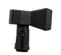 TOYANDONA Soporte para Micrófono con Clip de Plástico y Resorte, 3 Piezas, Compatible con Micrófonos de 15-50 Mm, Adaptador 5/8 a 3/8, Accesorio para Instrumentos Musicales