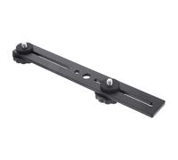 TOYANDONA Soporte para Micrófono y Luz de Relleno Ajustable T Tipo Barra Corta, Aleación de Aluminio y Eva, Soporte Resistente para Streaming y Grabación, Accesorio para Micrófonos