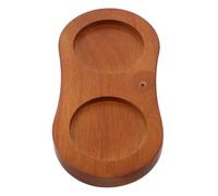 TOYANDONA Soporte para Molinillo de Pimienta de Madera Base Vintage de 8 Forma en 8 y Ranuras Dobles, Diámetro Interior 4 Mm, Organizador de Encimera para Condimentos en Cocina y Comedor