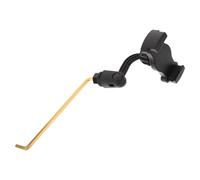 TOYANDONA Soporte Para Teléfono Clip Para Saxofón Alto, Soporte Para Partituras De Lira, Color Dorado, Ajuste De Ángulo Flexible, Accesorio Portátil Para Música y Práctica Manos Libres