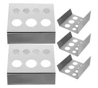 TOYANDONA Soporte para Vasos de Pigmento de Tatuaje Acero Inoxidable 5 Piezas 7 Agujeros Organizador Profesional para Tatuadores Uso en Estudio