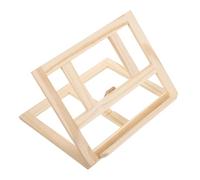 TOYANDONA Soporte Plegable de Madera para Tapa de Caja de Rompecabezas Accesorio para Armar Rompecabezas Expositor Ajustable para Instrucciones y Tablet Portátil para Uso Hogar y Viajes