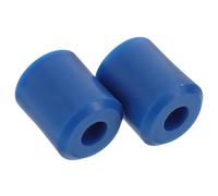TOYANDONA Soportes de Pared para Esquís y Snowboard 2 Piezas, Gancho Vertical Acolchado Azul para Almacenamiento Interior, Organizador Resistente para Garaje y Deportes de Invierno
