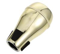 TOYANDONA Sordina Para Trombón Tenor Semi-cerrada Abs, Amortiguador Silencioso Dorado, Accesorio Duradero Para Práctica y Mute Instrumental, Tamaño Compacto Para Músico