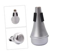 TOYANDONA Sordina Para Trompeta De Ligera Silenciador Práctico Para Instrumentos Musicales Compatible Tipos De Trompetas Sonido Estándar Para Jazz Color Plateado