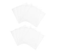 TOYANDONA Superficie Lisa Base Cuadrada Malla Uniforme 15 Piezas de Plástico Blanco para Manualidades DIY, Adecuado para Fondo de Bolso de Ganchillo y Bordado de Punto de Cruz Reutilizable