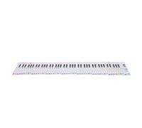 TOYANDONA Tabla Práctica para Piano Portátil de 88 Teclas Enrollable, Papel de Simulación de Dedos, Guía Didáctica para Principiantes, Ayuda Aprendizaje Teclado Piano, Material Ligero