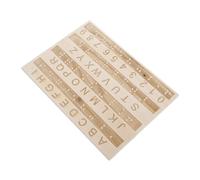 TOYANDONA Tablero De Rastreo De Braille De Madera para Principiantes Herramienta Táctil para Aprendizaje De y para Ciegos