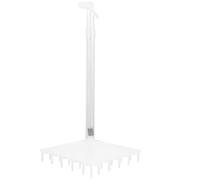 TOYANDONA Tablero Divisorio Flexible de Plástico Blanco para Acuario con Tubo de Empalme, Accesorio para Filtro de Pecera y Separador de Rejilla para Tanque de Peces
