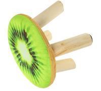 TOYANDONA Taburete Pequeño de Madera Maciza Diseño Redondo y Ligero Estable y Versátil para Cambiar Zapatos Hogar Sala y Baño Banco Infantil y Auxiliar para Cocina y Dormitorio