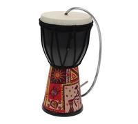 TOYANDONA Tambor Djembe Africano Cubierta De Piel De Cabra Instrumento Musical De Percusión Para Niño Niña y Principiantes Para Actuaciones Escenario y Eventos Musicales
