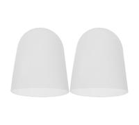 TOYANDONA Tapas Difusoras de Linterna de Camping 2 Piezas, Cubierta Flexible de Silicona Elástica de Color Claro para Linternas de Mano 2,6-2,7 Cm, Funda Protectora Difusora para