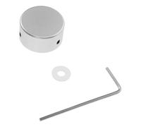 TOYANDONA Tapas Metálicas Para Pedales De Efectos De Guitarra Eléctrica, Accesorio Resistente Plateado Para Conector y Acoplador De Pedal, Duradero y Cómodo Para Uso Prolongado