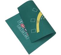 TOYANDONA Tapete de Póker y Plegable de Fieltro Doble Cara, Alfombrilla para Mesa de Póquer, Accesorios de Póquer para Reuniones, Fiestas Temáticas y Noches de Juego