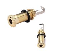 TOYANDONA Tapón De Pata Largagt Conector Estéreo De Guitarra Conector Mono De Guitarra Rosca Cilíndrica Para Ensayos Casa o Estudio