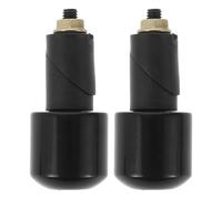 TOYANDONA Tapones Cómodo Par Manillar para Moto Extremos de Motocicleta para Hierro Negro de Accesorios Agarre y Estabilidad Mejorada, Ideales para Manillares Aplicables
