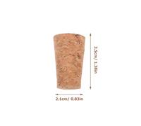TOYANDONA Tapones de Corcho Cónicos para Botellas de Vino y Vidrio Tamaño 20X15X35 MM Pack de 100 Unidades Sellado Hermético para Conservación y Uso Botellas Pequeñas