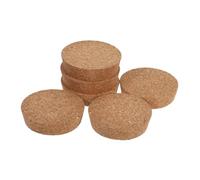 TOYANDONA Tapones de Corcho para Tarros de Cristal 6 Piezas, Sellos de Madera Suave para Jarrones Hidropónicos Transparentes de 85x20x78 Mm, Accesorios para Terrarios y Jardinería