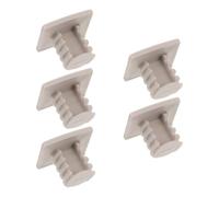 TOYANDONA Tapones de Rosca de Plástico Gris para Toboganes Infantiles 33 CM Cuadrados 5 Unidades Cubiertas de Tornillos de Fijación Deslizante Resistentes Intemperie para Reparación y