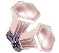TOYANDONA Tapones Decorativos para Barra De Cortina 2 Piezas Rosa Dorado Extremos De Riel De Cortina Metálicos Montaje Fácil para Salón y Oficina
