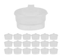 TOYANDONA Tapones Interiores para Botellas de Cosméticos 24 MM Plástico Hermético Orificio Ventilado 100 Unidades para Loción Anti Fugas Reutilizables y Aptos para Viaje