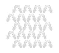 TOYANDONA Tapones Oídos de Silicona Transparentes, 30 Pares Reutilizables, Impermeables y Aislantes de Ruido, Ideales para Natación, Dormir y Protección en Entornos Industriales