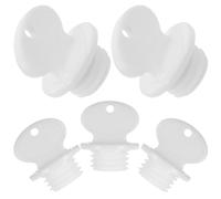 TOYANDONA Tapones para Bolsas de Agua Caliente de Plástico Resistentes al Calor Pack de 5 Unidades Tapones de Sellado Antifugas para Uso Doméstico y Cocina