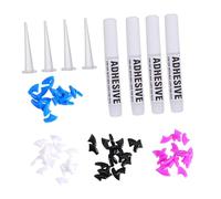 TOYANDONA Tapones para Uñas de Gatito 84 Unidades Tamaño Pequeño 4 Pegamentos Incluidos Previene Arañazos y Protege Muebles Cómodos para Gatos y Gatitos