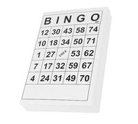 TOYANDONA Tarjetas de Bingo Educativas para Niños Juego de Bingo 120 Piezas Material Reutilizable para Fiestas y Reuniones Familiares