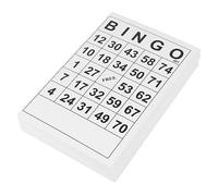 TOYANDONA Tarjetas de Bingo Interactivas 120 Piezas Juegos de Fiesta Juego de Bingo para Adultos y Niños para Fiestas para Eventos Benéficos