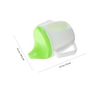 TOYANDONA Taza de Aprendizaje para Bebés con Asas Ergonómicas y Escala de Medición Vaso de Entrenamiento Seguro para Niñas Diseño Sencillo para Facilitar el Uso Diario