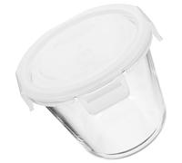 TOYANDONA Tazón de Vidrio Redondo 700ml con Tapa Hermética para Sopa y Ensaladas, Recipiente Portátil para Almacenamiento de Alimentos, Cuenco con Sello a Prueba de Fugas, Color Aleatorio