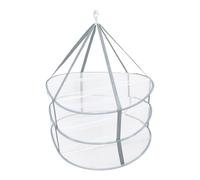 TOYANDONA Tendedero De Ropa Plegable Multifuncional De Malla Plana 3 Capas, Percha De Secado De Calcetines, Resistente y Compacto, para Balcón, Apartamento y Lavandería