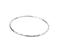 TOYANDONA tensión para ukelele instrumentos musicales instrumento musical Banjo pulgadas organo musical accesorios para ukelele parte del banjo tensión para guitarra aro de tensión Silver