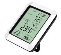 TOYANDONA Termómetro y Higrómetro Digital para Interior con Pantalla Soporte y Monitor de Temperatura y Humedad para Hogar Oficina y Dormitorio