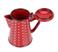 TOYANDONA Tetera de Esmalte con Mango Cómodo Hervidor de Agua para Té y Bebidas Hogar Resistente Altas Temperaturas y Corrosión