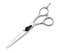 TOYANDONA Tijeras de Peluquería, Tijeras para Cortar el Pelo 2 Piezas 5,5 Pulgadas, Metal, Plata, Mango de Agarre Fácil mascotas para Cabello y Familias