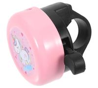 TOYANDONA Timbre para Bicicleta Infantil 22mm de Diámetro, Campana Diseño de Dibujos Animados Rosa, Accesorio Resistente para Bicicletas, Scooters y Triciclos, Sonido Fuerte y Claro