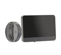 TOYANDONA Timbre Visual Inteligente Ojo de Gato Electrónico Metal 720p 1mp 32g 5000ma con Videovigilancia Remota y Función de Foto para Personas Mayores