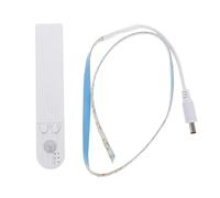 TOYANDONA Tira de Luz LED Sensor de Movimiento 0.5 M Luz Fría sin Batería para Armarios y Dormitorios Iluminación y Segura Hogar